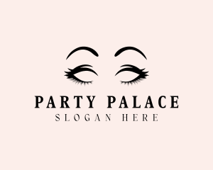 Beauty Eyelashes Makeup logo design