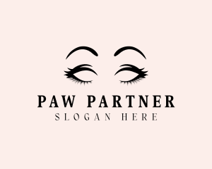 Beauty Eyelashes Makeup logo design