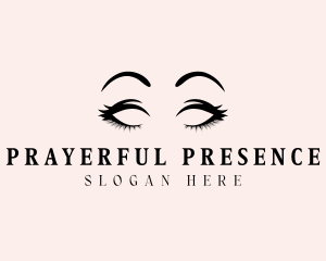 Beauty Eyelashes Makeup logo design