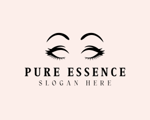 Beauty Eyelashes Makeup logo design