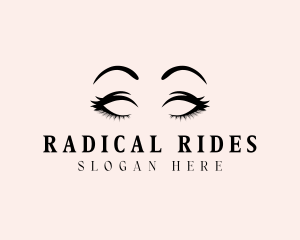 Beauty Eyelashes Makeup logo design