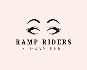 Beauty Eyelashes Makeup logo design