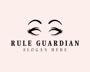 Beauty Eyelashes Makeup logo design