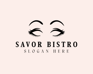 Beauty Eyelashes Makeup logo design