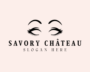 Beauty Eyelashes Makeup logo design