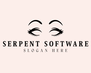 Beauty Eyelashes Makeup logo design