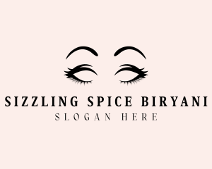 Beauty Eyelashes Makeup logo design