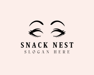 Beauty Eyelashes Makeup logo design