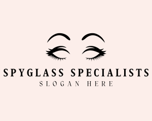 Beauty Eyelashes Makeup logo design