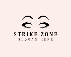 Beauty Eyelashes Makeup logo design