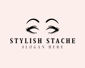 Beauty Eyelashes Makeup logo design