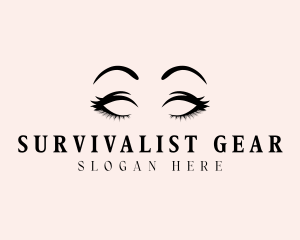 Beauty Eyelashes Makeup logo design