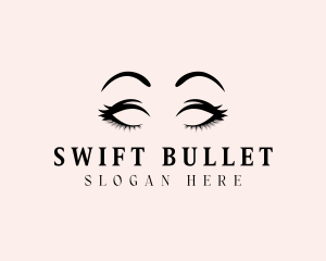 Beauty Eyelashes Makeup logo design