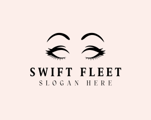 Beauty Eyelashes Makeup logo design