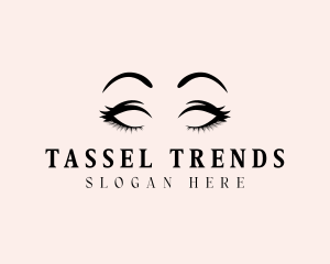 Beauty Eyelashes Makeup logo design