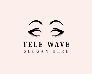 Beauty Eyelashes Makeup logo design