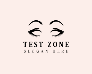 Beauty Eyelashes Makeup logo design