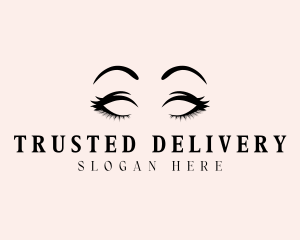 Beauty Eyelashes Makeup logo design