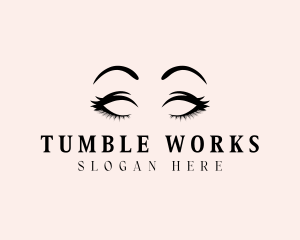 Beauty Eyelashes Makeup logo design