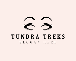 Beauty Eyelashes Makeup logo design