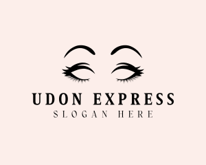 Beauty Eyelashes Makeup logo design