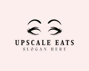 Beauty Eyelashes Makeup logo design