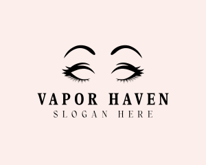 Beauty Eyelashes Makeup logo design