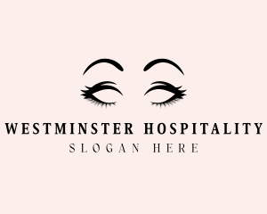 Beauty Eyelashes Makeup logo design