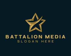 Entertainment Media Star logo design