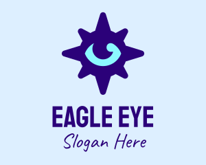 Eye Purple Compass logo design