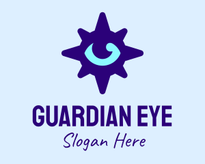 Eye Purple Compass logo design