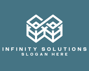 Geometric Infinity Business logo design