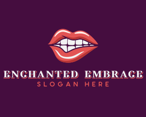 Erotic Lips Seduction logo design