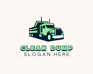 Dump Truck Vehicle logo design