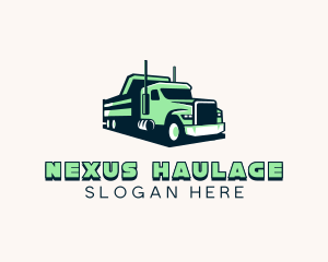 Dump Truck Vehicle logo design