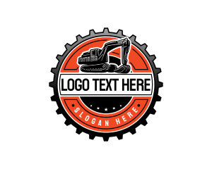 Industrial Excavator Backhoe logo