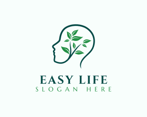 Eco Human Plant logo design