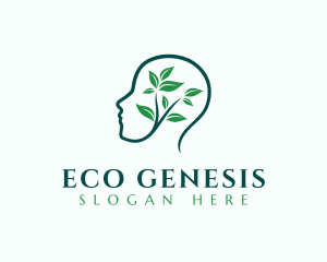 Eco Human Plant logo design