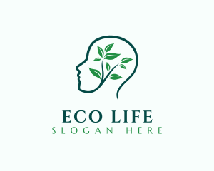 Eco Human Plant logo design