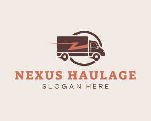 Quick Delivery Truck logo design