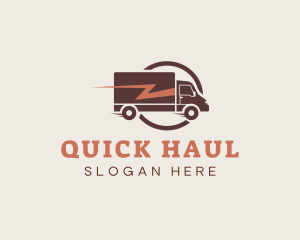 Quick Delivery Truck logo design