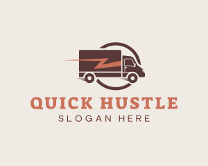 Quick Delivery Truck logo design