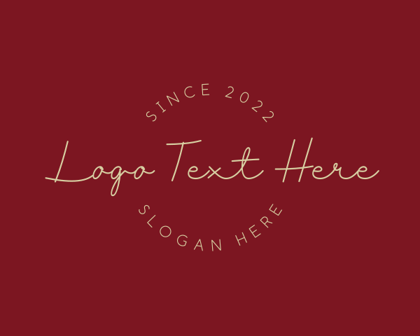 Stylish logo example 2