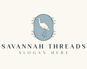 Avian Emu Bird logo
