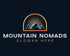 Mountain Valley Adventure logo design