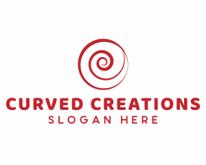 Abstract Spiral Company logo design