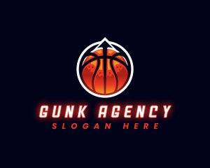 Sports Basketball Arrow logo design