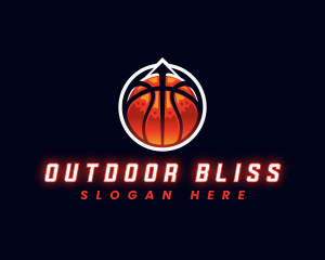 Sports Basketball Arrow logo design