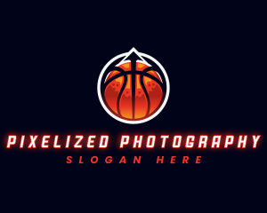 Sports Basketball Arrow logo design