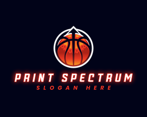 Sports Basketball Arrow logo design